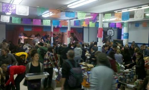  Volunteers inside St. Jacobis Church 