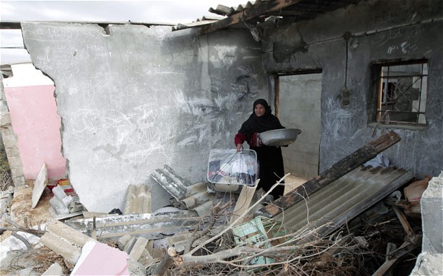Click to enlarge Gaza air strike