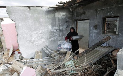 Click to enlarge Gaza air strike