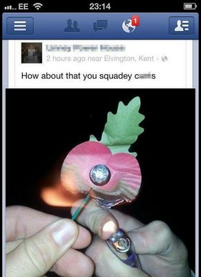 burning poppy