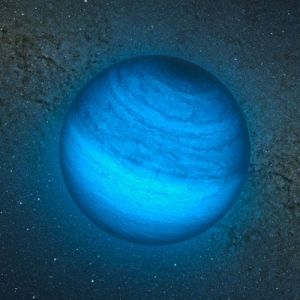 Free-floating blue planet
