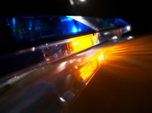 File photo of police lights.
