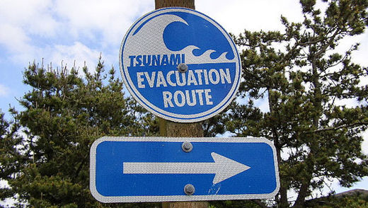 tsunami sign