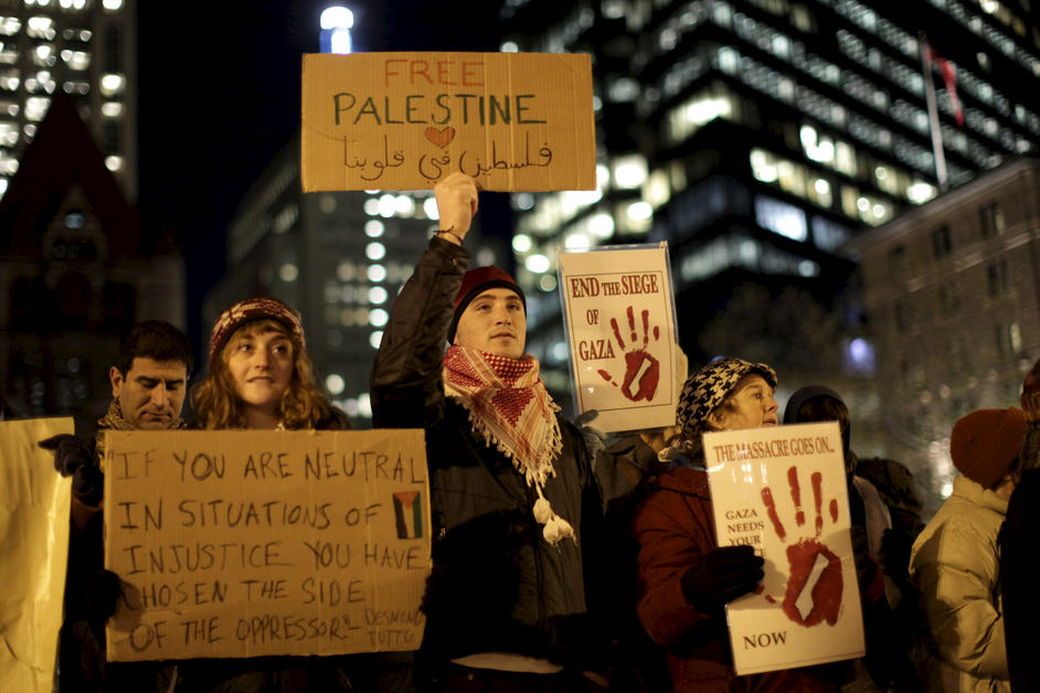 boston rallies against israel