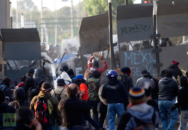 Click to enlarge Mexico protests