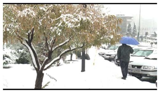 Snow in Iran
