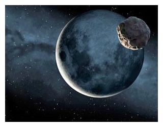 Asteroid Around Moon