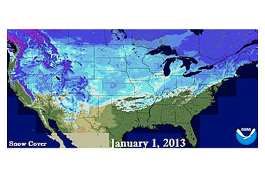 Snow January US