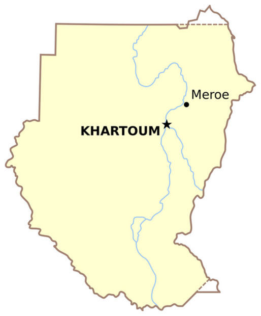 Map of Meroe