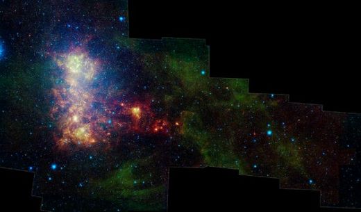 Infrared image of the Small Magellanic Cloud