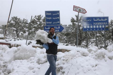 Lebanon snow