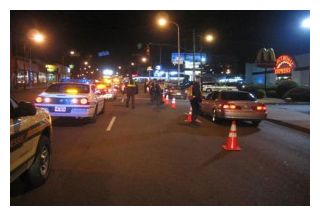 Click to enlarge Police Road Block