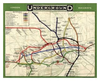 1908 Map of the Tube