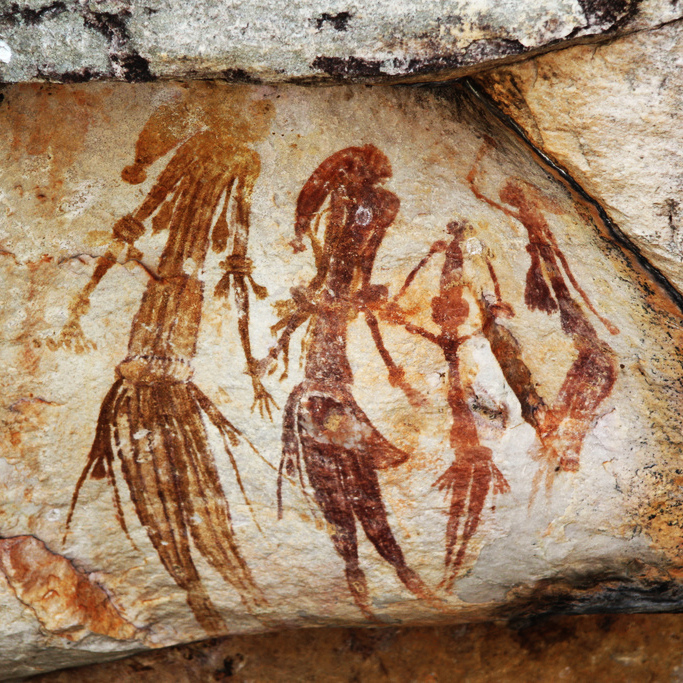 Click to enlarge Rock Painting
