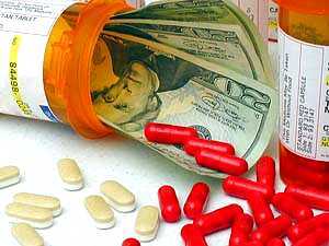Click to enlarge Big Pharma and money