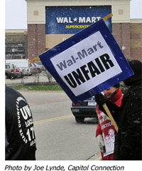 walmart protest china