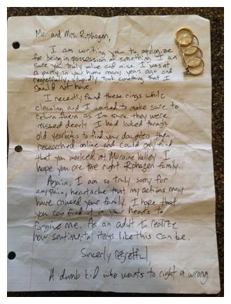 Click to enlarge Apology Letter
