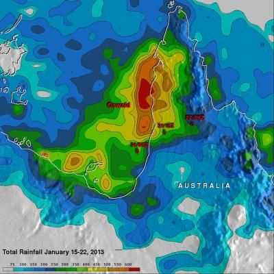 TRMM satellite rainfall oswald