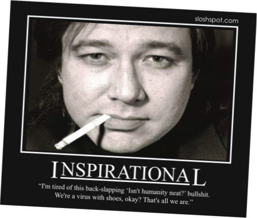 Bill Hicks with quote
