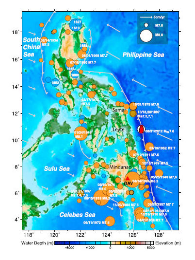 Click to enlarge Philippine Trench