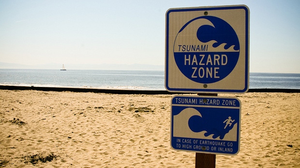 Tsunami Warning Sign