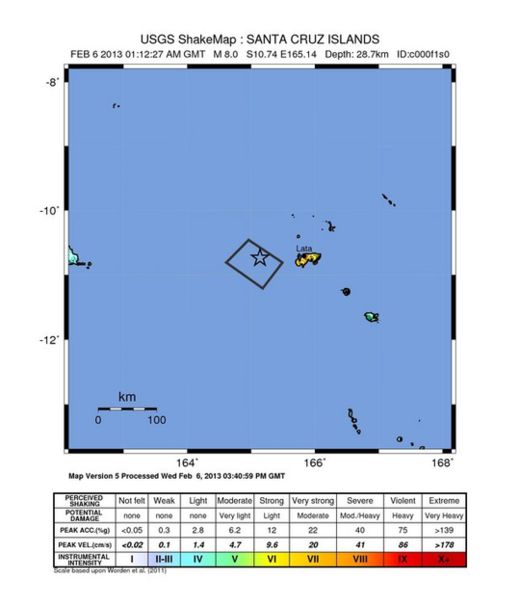 Click to enlarge Solomon Quake