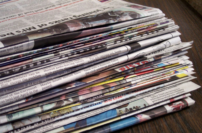 Click to enlarge Newspapers