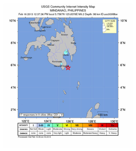 Philippines Quake_160213