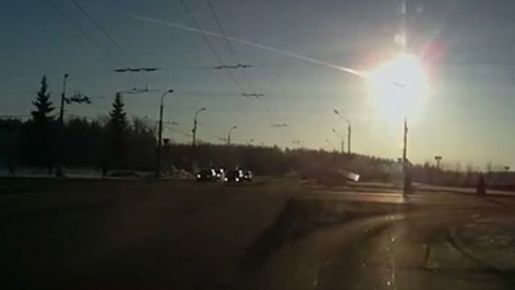 Click to enlarge meteorito en Rusia