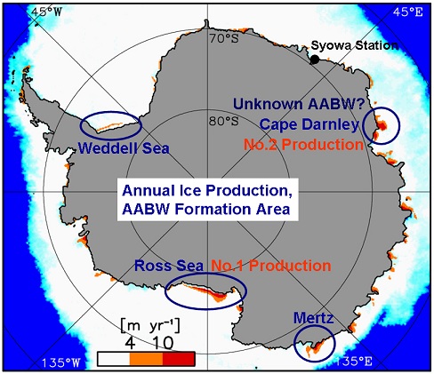 Click to enlarge Antarctic Bottom Water Map