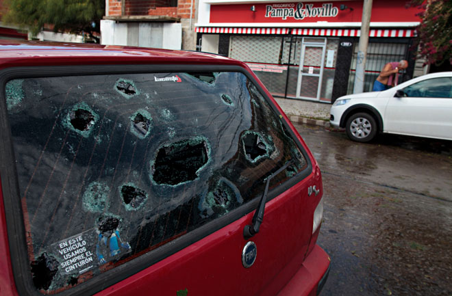 Hailstorm in Argentina