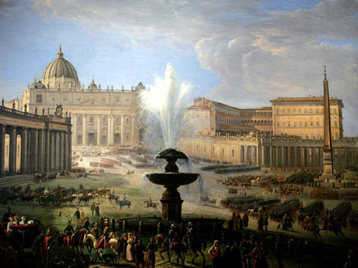 Click to enlarge A painting by artist Michel Angelo Pacetti