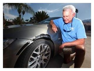 Jim Flood and his car