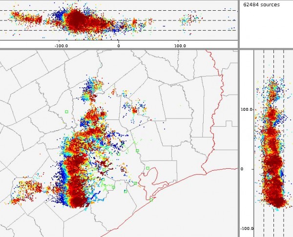 Click to enlarge Lightning in Houston
