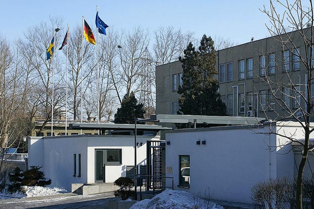 Click to enlarge british embassy in North Korea