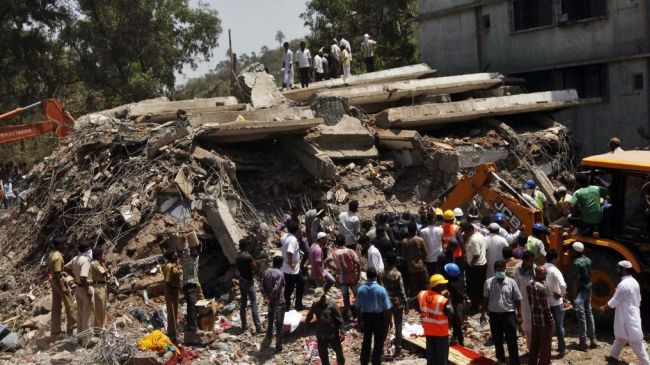 Click to enlarge Mumbai building collapse