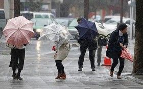 Japan storm