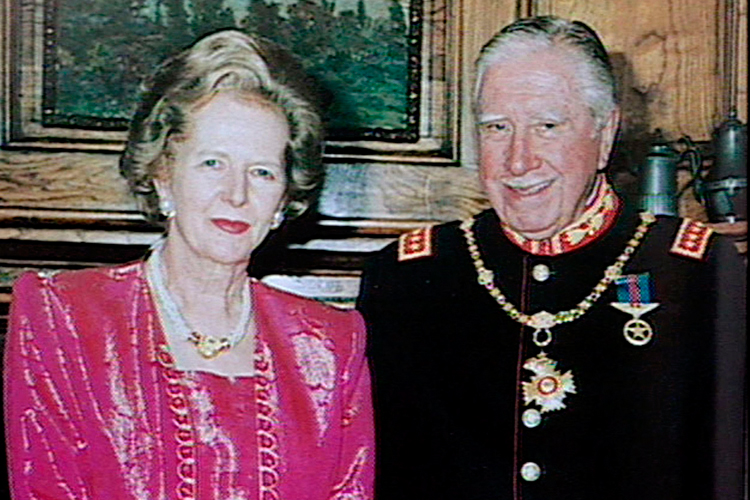 Margaret Thatcher and Augusto Pinochet