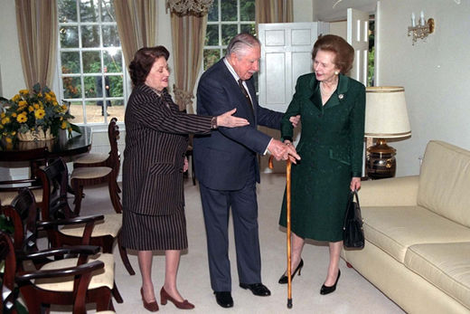 Click to enlarge Thatcher and Pinochet