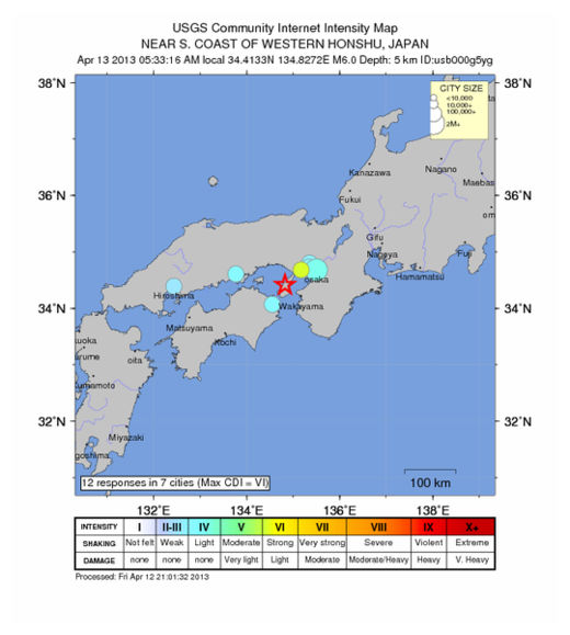 Japan Quake_120413