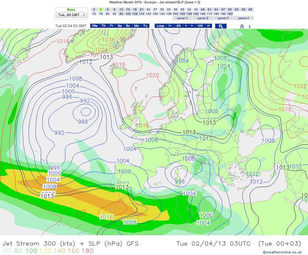 Click to enlarge temp map