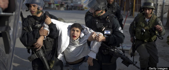 Palestinian child arrest