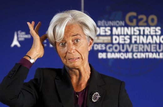 Click to enlarge Christine Lagarde