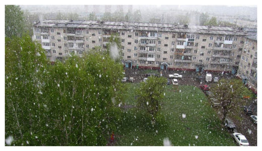 Snow in June