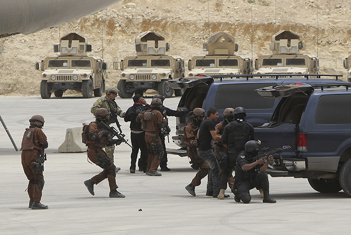 Jordanian and U.S. special forces