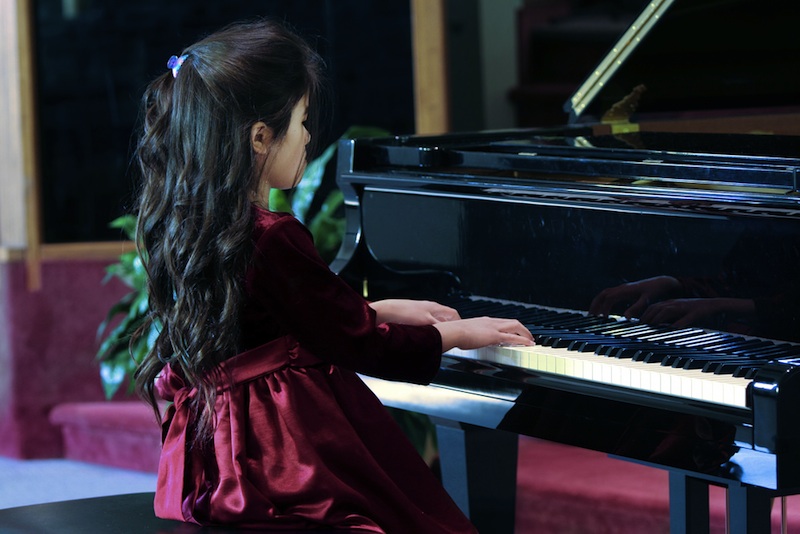 Child Playing Piano