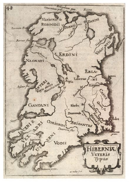 Medieval map of Ireland