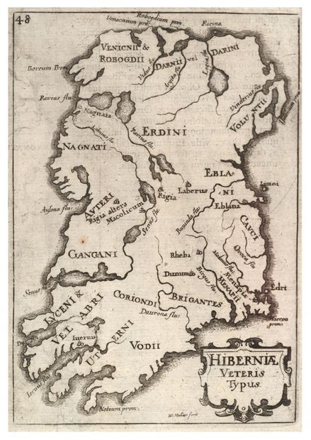 Medieval map of Ireland