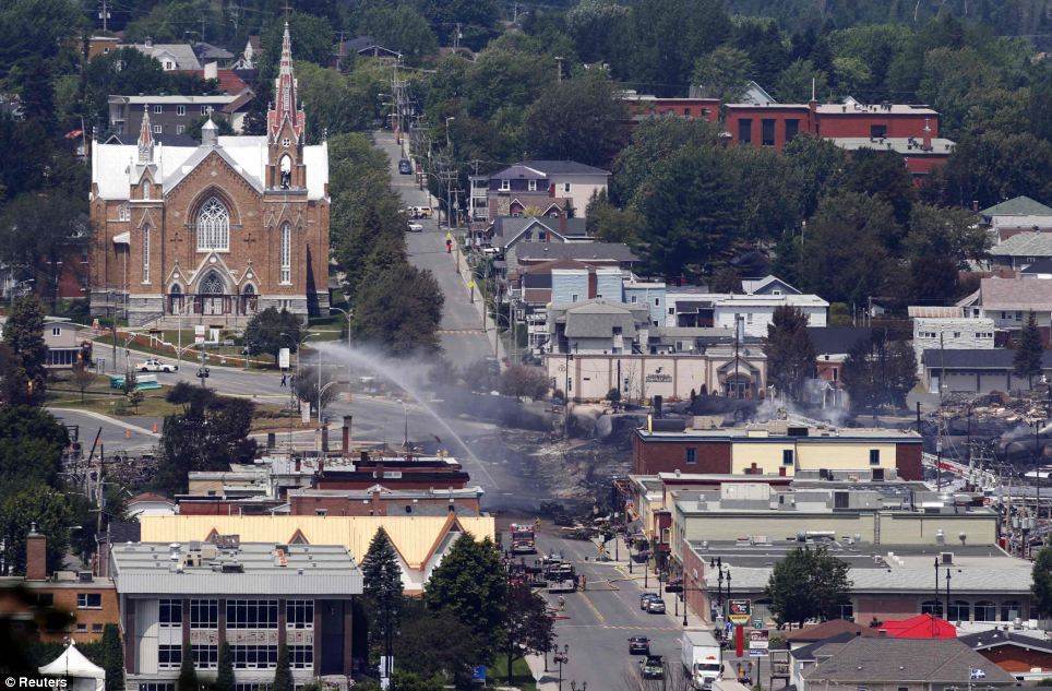 Click to enlarge Lac Megantic explosion 3
