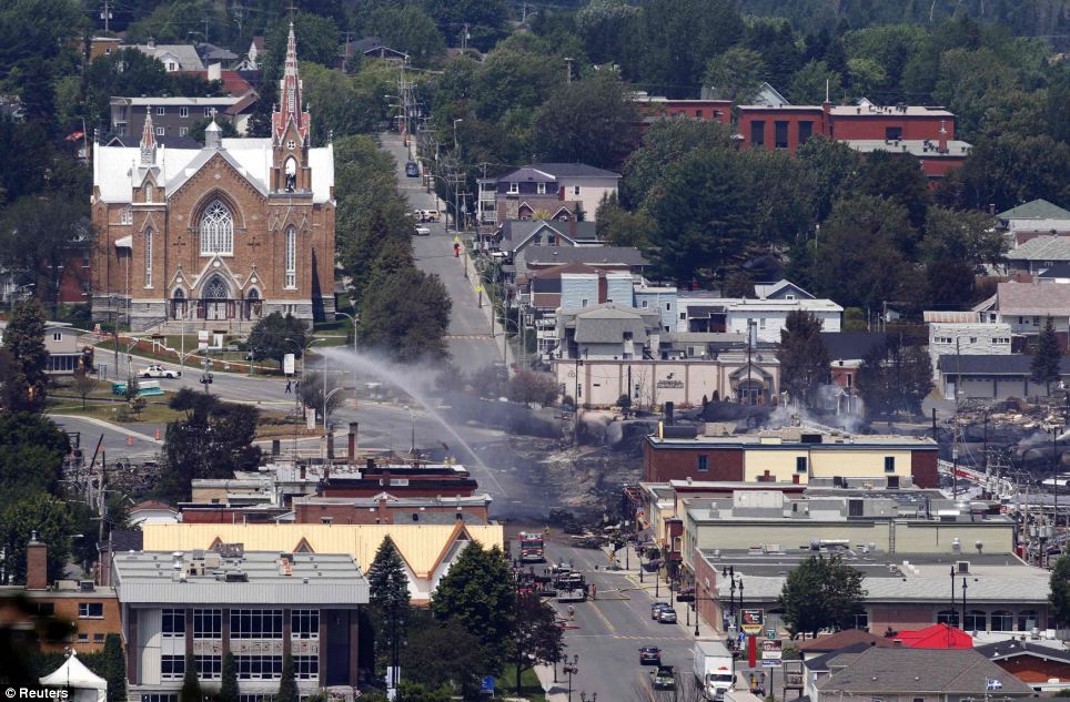 Lac Megantic explosion 3